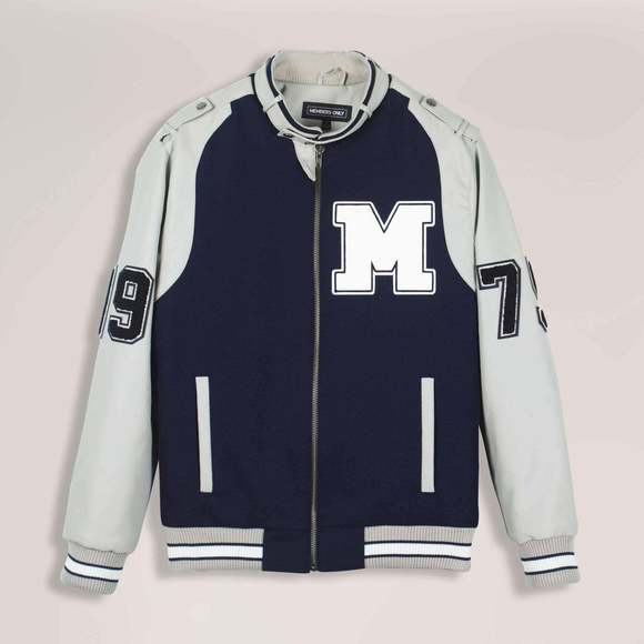 Women's Oversized Varsity Jacket - Picture 6 of 8
